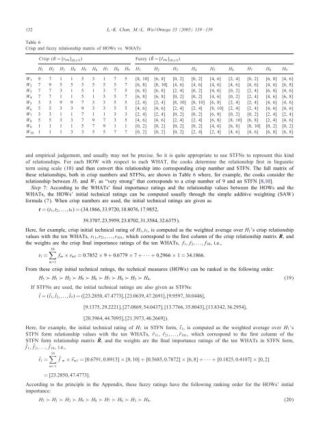 A systematic approach to quality function deployment with a full ...