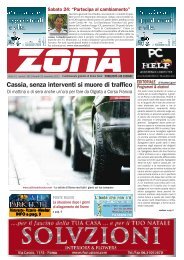 Zona 23-11-12 - Il notiziario gratuito di Roma Nord