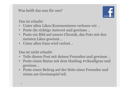 Facebook: Gewinnspiele