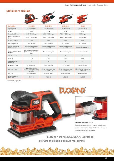 Catalog scule electrice și accesorii Black&Decker