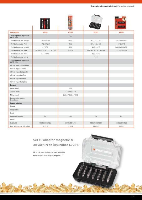 Catalog scule electrice și accesorii Black&Decker