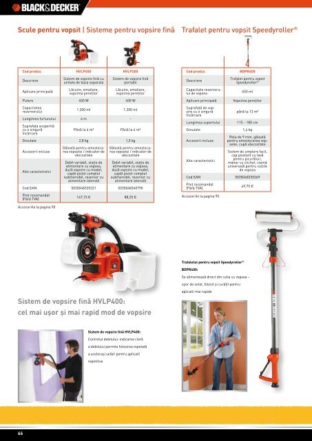 Catalog scule electrice și accesorii Black&Decker