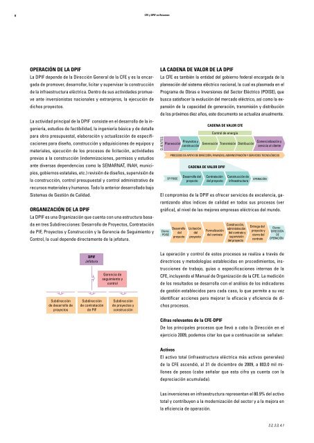 Proyectos de Infraestructura Eléctrica en México 2009