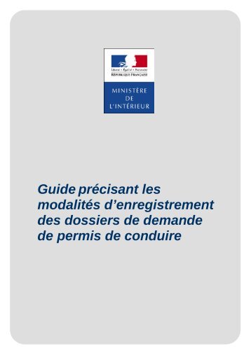 Guide enregistrement demande de permis