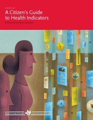 A Citizen's Guide to Health Indicators - Canadian Neurological ...