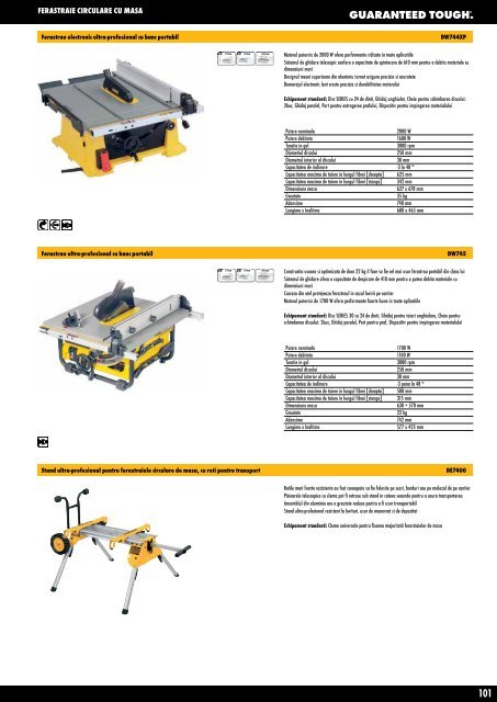 Catalog scule și accesorii profesionale DeWALT