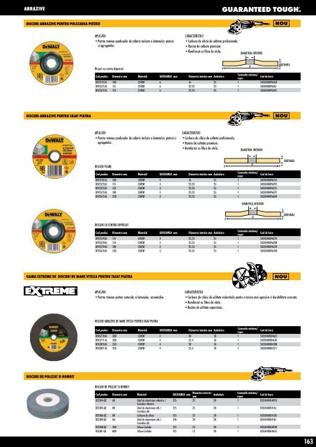 Catalog scule și accesorii profesionale DeWALT