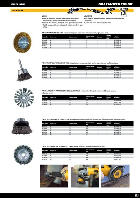 Catalog scule și accesorii profesionale DeWALT