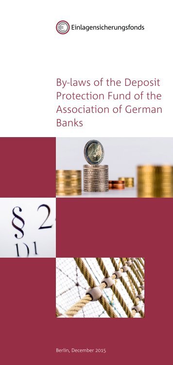 The german private commercial banks’statutory deposit guarantee and investor compensation scheme