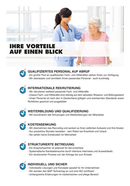 MEDICAL. HEALTH. CARE. DAHMEN PERSONALSERVICE GMBH