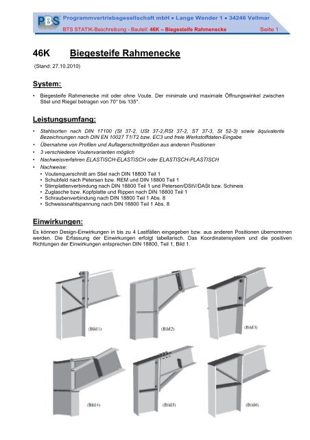Biegesteife rahmenecke stahlbau