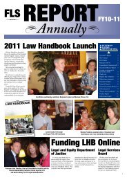 Annual Report 10-11 - Fitzroy Legal Service