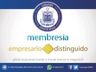 CANACOPE CDMX |Membresía Empresario Distinguido