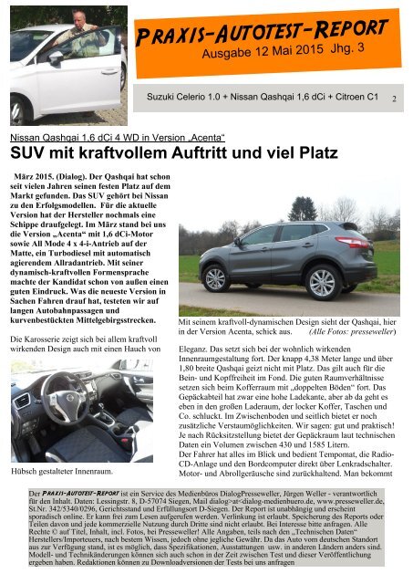 Praxis-Autotest-Report