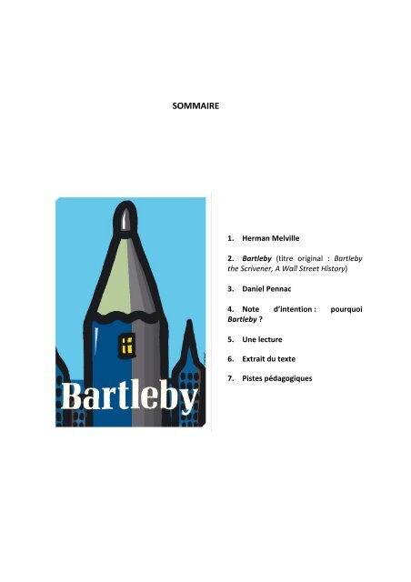 BARTLEBY LE SCRIBE - Association Bourguignonne Culturelle