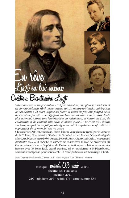 Catalogue de saison - Association Bourguignonne Culturelle