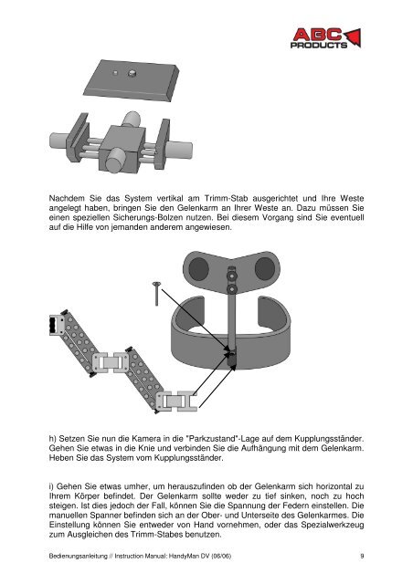 Anleitung - InstructionManual HandyMan DV 06_06 - ABC Products