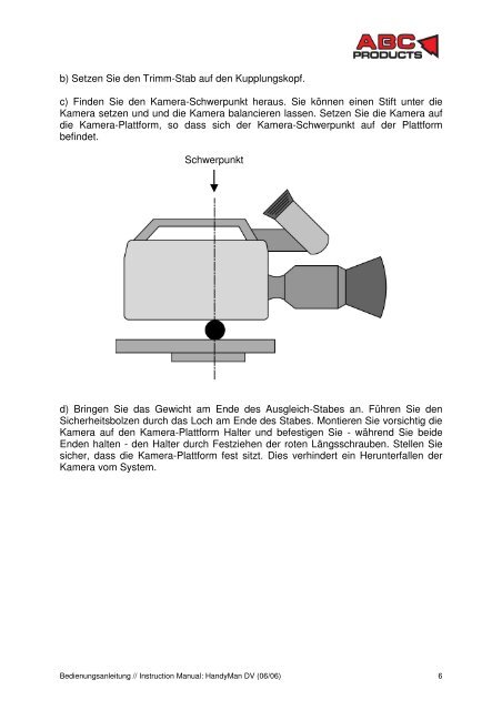 Anleitung - InstructionManual HandyMan DV 06_06 - ABC Products