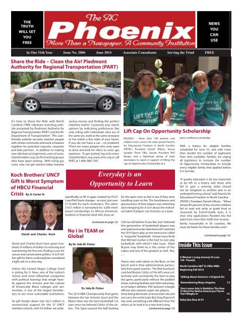 The AC Phoenix: More than a Newspaper, a Community Institution -- Issue No. 2014, June 2014 