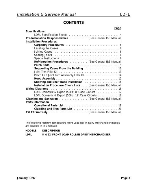 Installation & Service Manual - Hill Phoenix