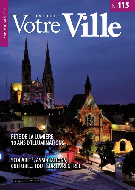 Camping de Chartres  Vivre l'événement Chartres en lumières
