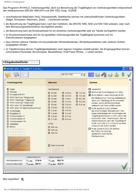 4H-HOLZ Verbindungsmittel - pcae