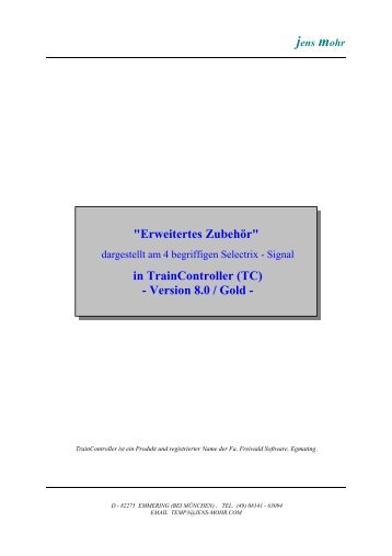 "Erweitertes ZubehÃ¶r" in TrainController (TC) - Version 8.0 ... - TC-Wiki