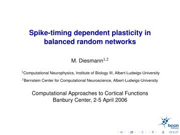 Spike-timing dependent plasticity in balanced random networks