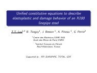 Unified constitutive equations to describe elastoplastic and damage ...