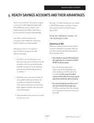 Health Savings Accounts and their Advantages - ConnectiCare