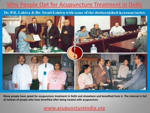 Why People Opt for Acupuncture Treatment in Delhi