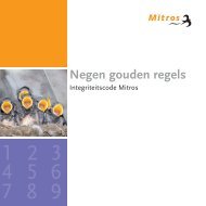 Negen Gouden Regels (Integriteitscode, pdf) - Mitros