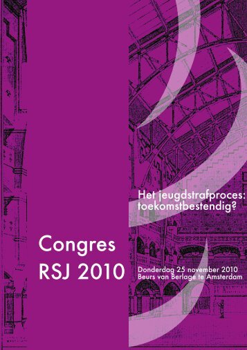 Voorpagina Uitnodiging RSJ-congres - Raad voor ...