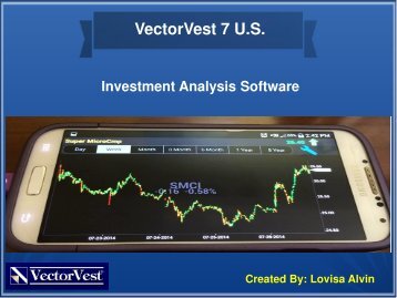 VectorVest 7 U.S. Stock Analysis Software