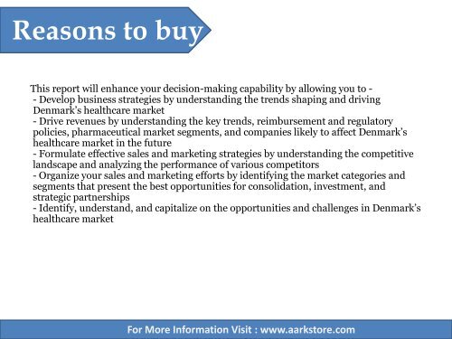 Aarkstore - CountryFocus Healthcare, Regulatory and Reimbursement Landscape - Denmark