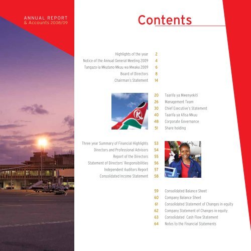 Contents - Kenya Airways