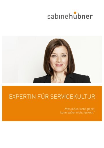 EXPERTIN FÜR SERVICEKULTUR