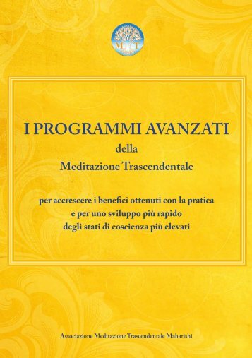 I PROGRAMMI AVANZATI