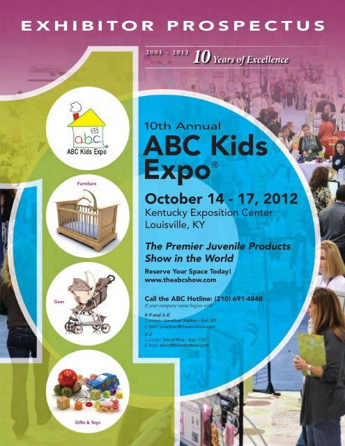 Exhibitor Prospectus - ABC  Kids Expo