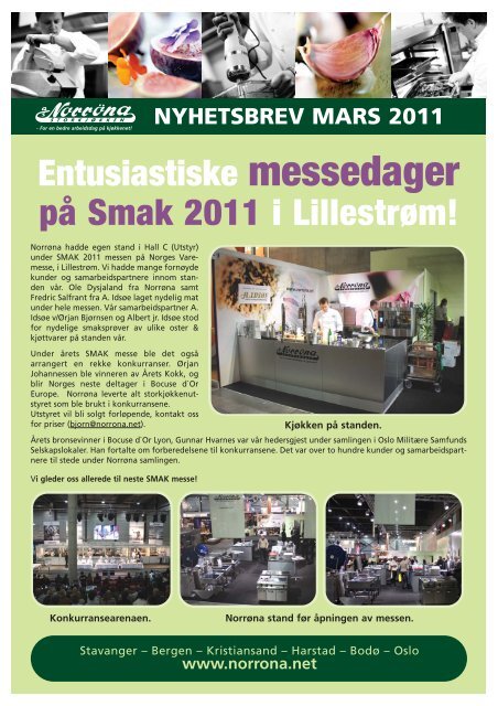 Nyhetsbrev Mars 2011 - NorrÃ¸na