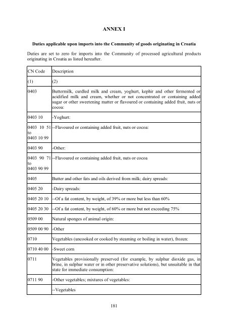 Stabilisation and Association Agreement between the EU and Croatia