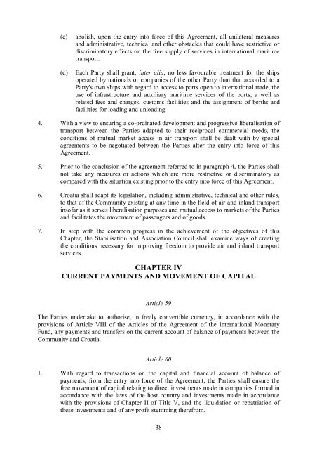 Stabilisation and Association Agreement between the EU and Croatia