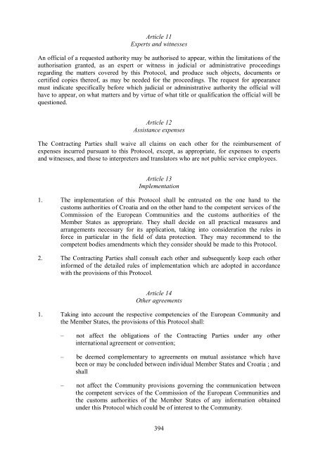 Stabilisation and Association Agreement between the EU and Croatia