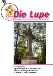 Die Lupe 03-2012 - Evangelische Kirchengemeinde Steinhagen