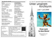 Unter unserem Kirchturm - Stollberg