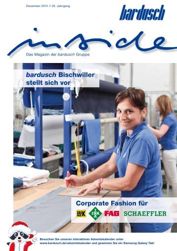 bardusch inside 03/2014: Corporate Fashion für Schaeffler