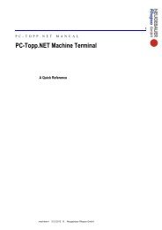 Machine Terminal Manual - PC-Topp - Neugebauer Rhapso GmbH