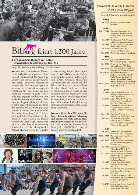 ego Magazin Bitburg & Südeifel - Ausgabe 16