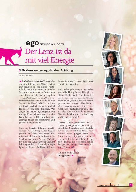 ego Magazin Bitburg & Südeifel - Ausgabe 16