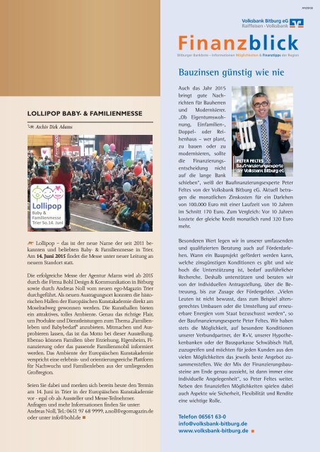 ego Magazin Bitburg & Südeifel - Ausgabe 16